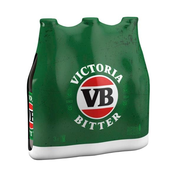Victoria Bitter Rack Pack Bottle 750mL | 3 Pack