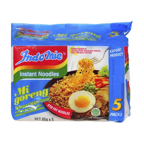 Indomie Fried BBQ Chicken Instant Noodles 5 Pack | 85g