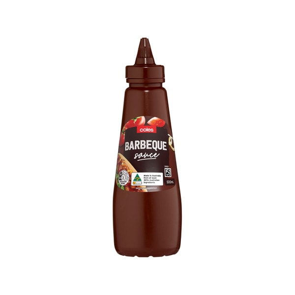 Coles Squeezy Sauce BBQ | 500mL