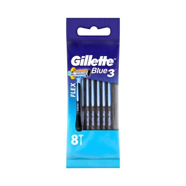 Gillette Blue 3 Disposable Shaving Razor | 8 pack