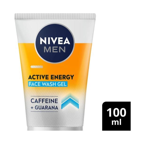 Nivea Men Active Energy Face Wash Gel Cleanser | 100mL