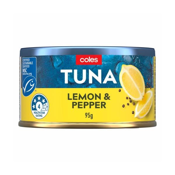 Coles Tuna Lemon & Pepper | 95g