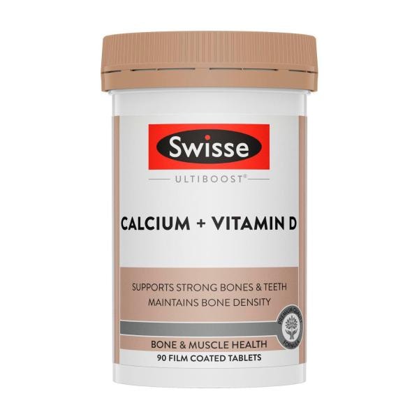 Swisse Ultiboost Calcium + Vitamin D For Bone Health | 90 pack