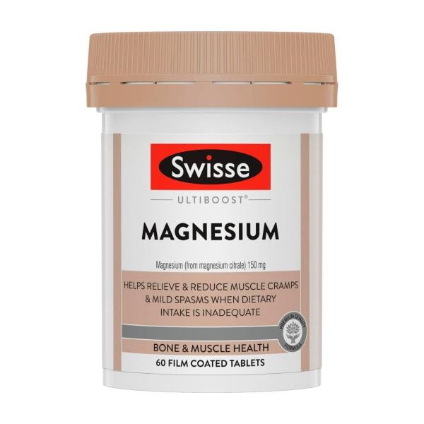 Swisse Ultiboost Magnesium For Muscle Health | 60 pack
