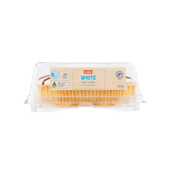 Coles White Mud Cake | 600g