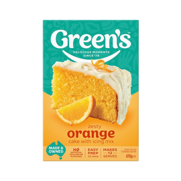 Green's Traditional Zesty Orange Cake Mix | 470g