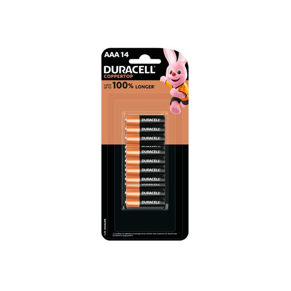 Duracell Coppertop AAA Batteries | 14 pack