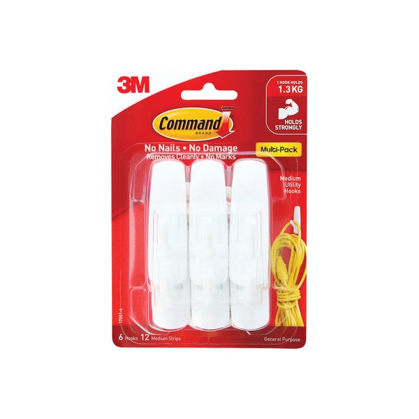 Command Hooks Medium Value Pack | 6 pack