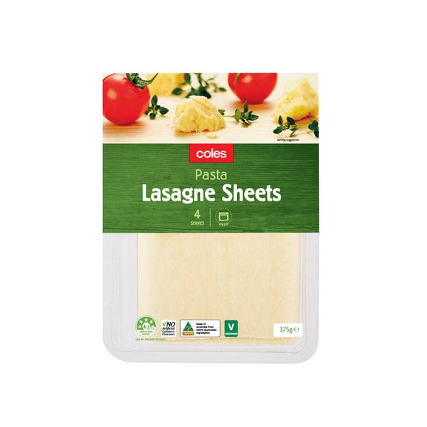 Coles Lasagne Sheets Pasta | 375g