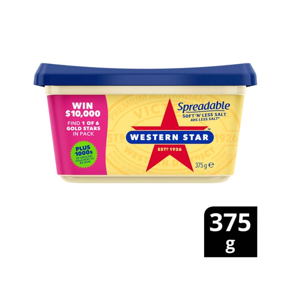 Western Star Spreadable Blend Regular Salt Reduced | 375g