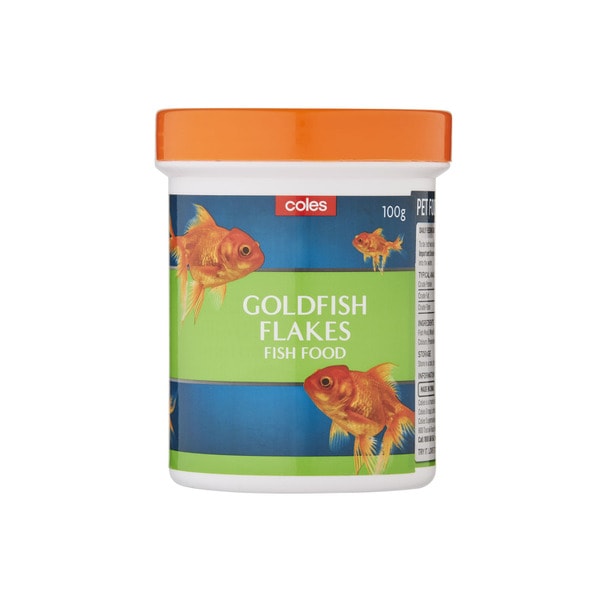 Coles Gold Fish Food Flakes | 100g