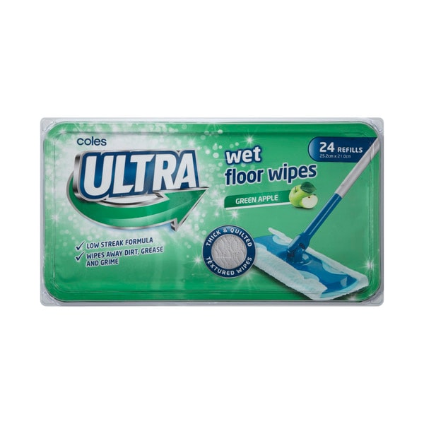 Coles Ultra Floor Wipes | 20 pack