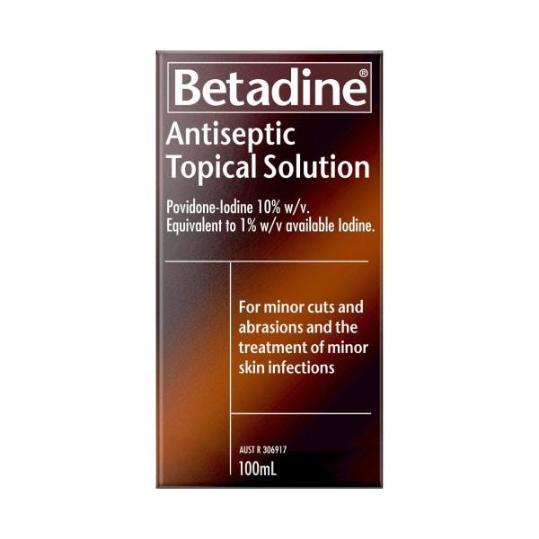 Betadine Antiseptic Topical Solution Liquid | 100mL