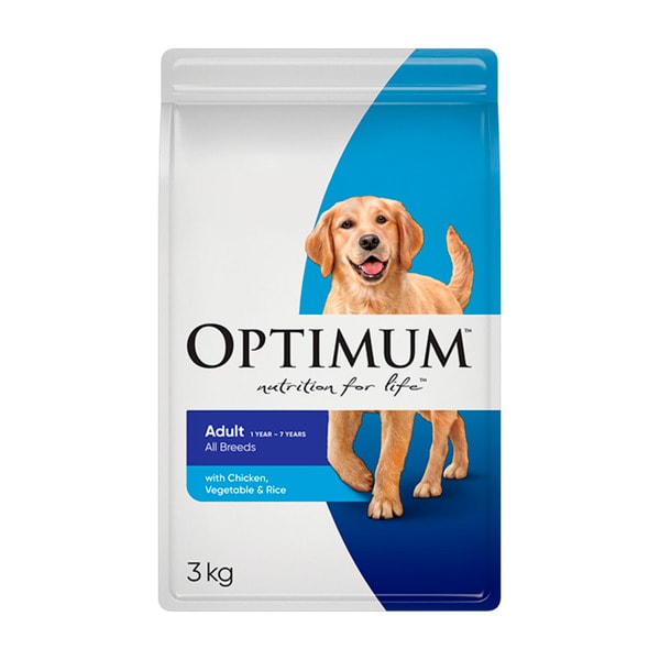 Optimum Chicken Rice With Vegetables Dry Dog Food | 3kg