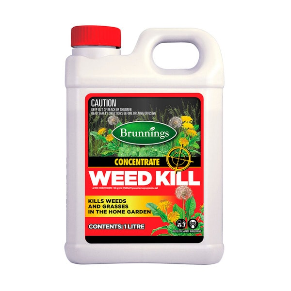 Brunnings Glyphosate Concentrate Weed Killer | 1L
