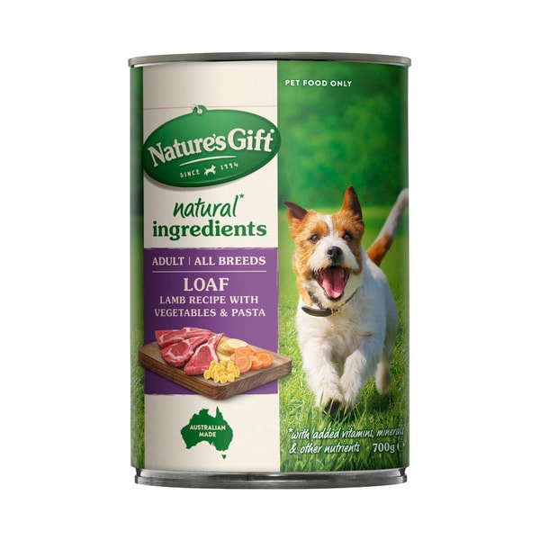 Nature's Gift Lamb Pasta And Vegetable Dog Food | 700g