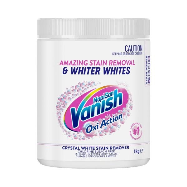 Vanish Napisan Oxi Action Crystal White Stain Remover Powder | 1kg