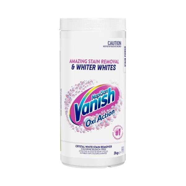 Vanish Napisan Oxi Action Crystal White Stain Remover Powder | 2kg