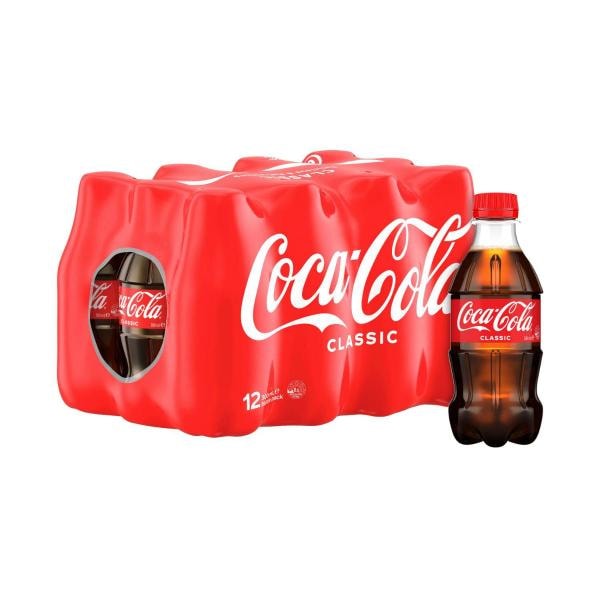 Coca-Cola Classic Soft Drink Multipack Mini Bottles 12x300mL | 12 pack