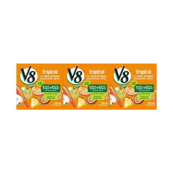 Campbell's V8 Tropical Juice Multipack 250mL | 3 pack