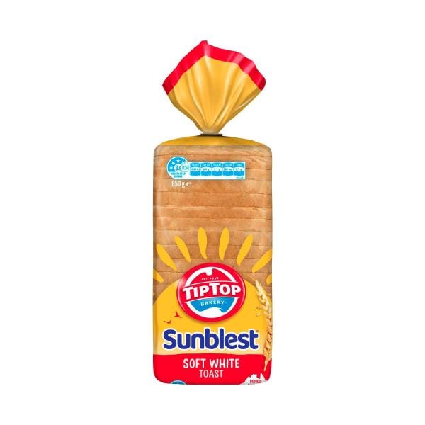Tip Top Sunblest Soft White Toast Bread | 650g