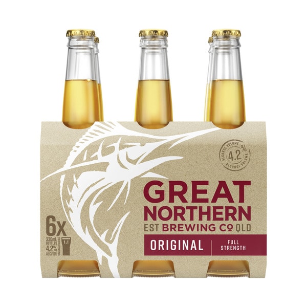 Great Northern Original Lager Bottle 330mL | 6 Pack