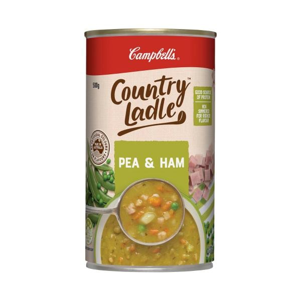 Campbell's Country Ladle Soup Can Pea & Ham | 500g