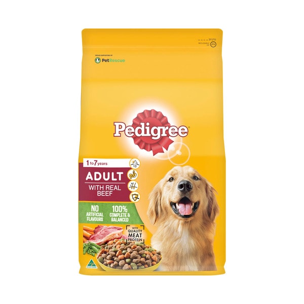 Pedigree Real Beef Adult Dry Dog Food | 3kg