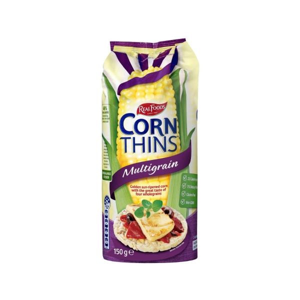 Real Foods Multigrain Corn Thins | 150g