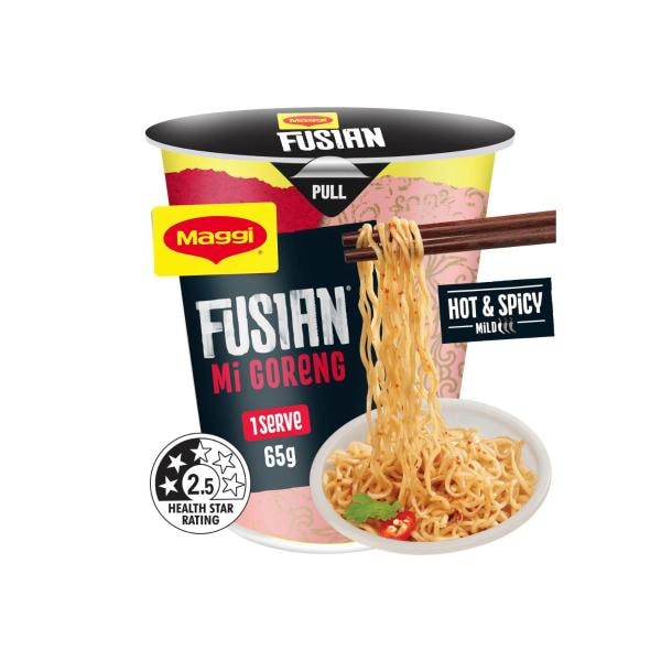 Maggi Fusian Instant Cup Noodles Hot & Spicy | 65g