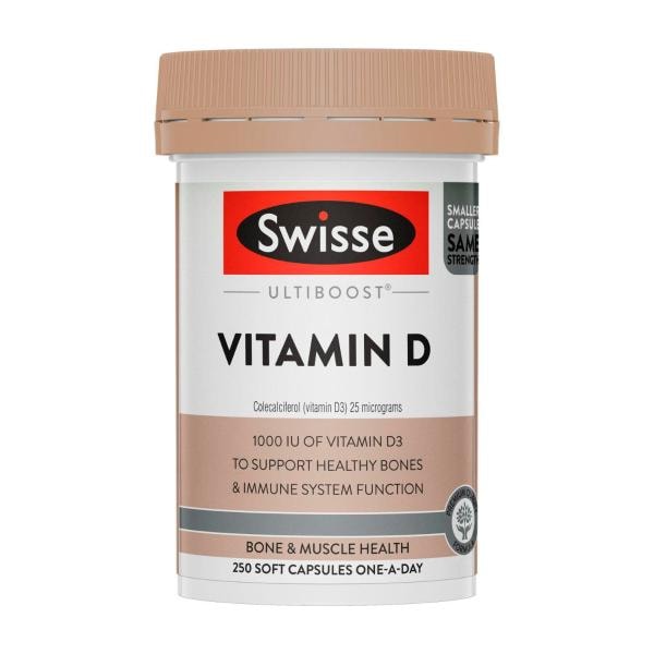 Swisse Ultiboost Vitamin D For Bone Health | 250 pack