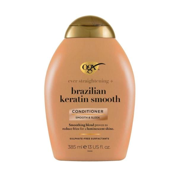 Ogx Ever Straightening + Smoothing & Shine Brazilian Keratin Therapy Conditioner For Dull Hair | 385mL