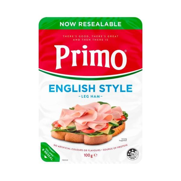 Primo English Sliced Ham | 100g