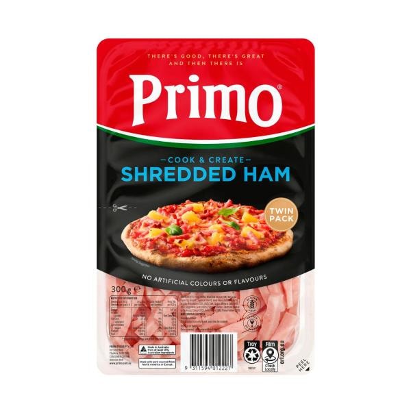 Primo Shredded Ham Twin Pack | 300g