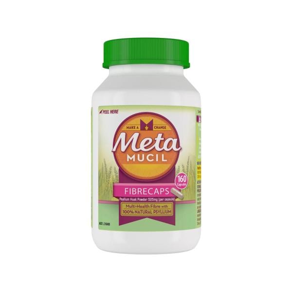 Metamucil Daily Fibre Supplement Fibre Caps | 160 pack
