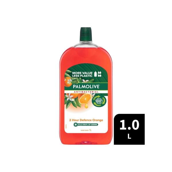 Palmolive Anti-Bacterial 2 Hours Defence Orange Liquid Hand Wash Refill | 1L