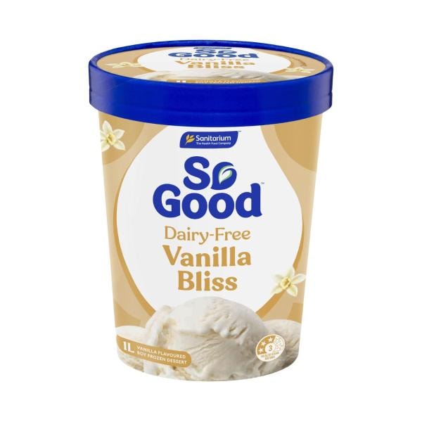So Good Bliss Frozen Ice Cream Vanilla | 1L