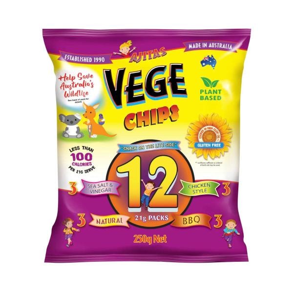 Vege Chips Multi 12 Pack | 250g