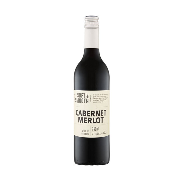 Cleanskin Soft & Smooth SEA Cabernet Merlot 750mL | 1 Each