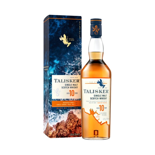 Talisker 10YO Single Malt Scotch Whisky 700mL | 1 Each