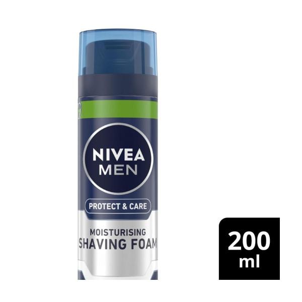 Nivea Men Protect & Care Moisturising Shaving Foam + Aloe Vera | 200mL
