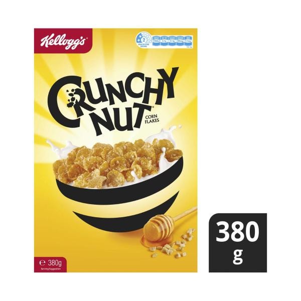 Kellogg's Crunchy Nut Corn Flakes Breakfast Cereal | 380g