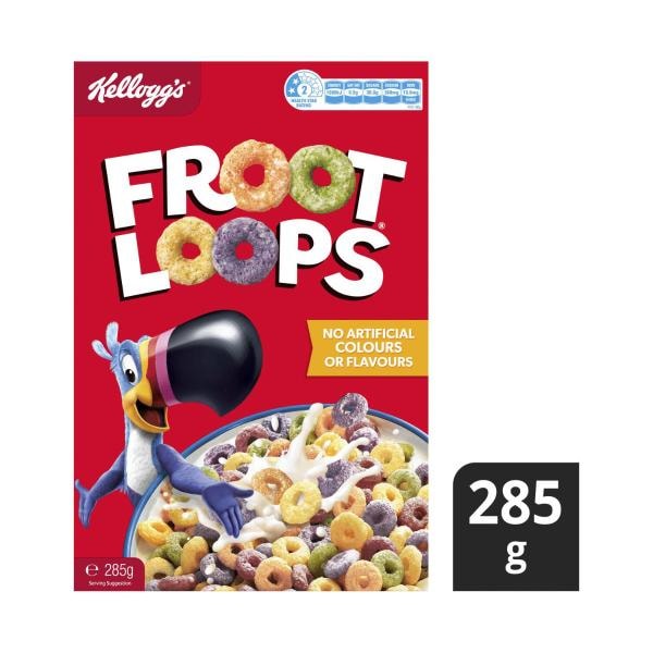 Kellogg's Froot Loops Breakfast Cereal | 285g