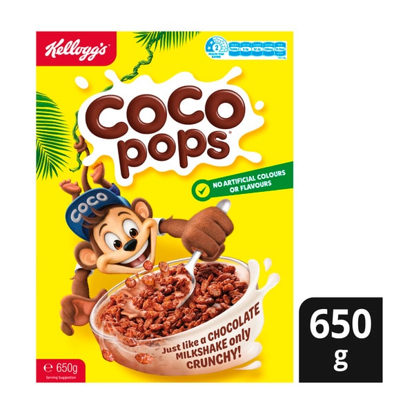 Kellogg's Coco Pops Chocolatey Breakfast Cereal | 650g