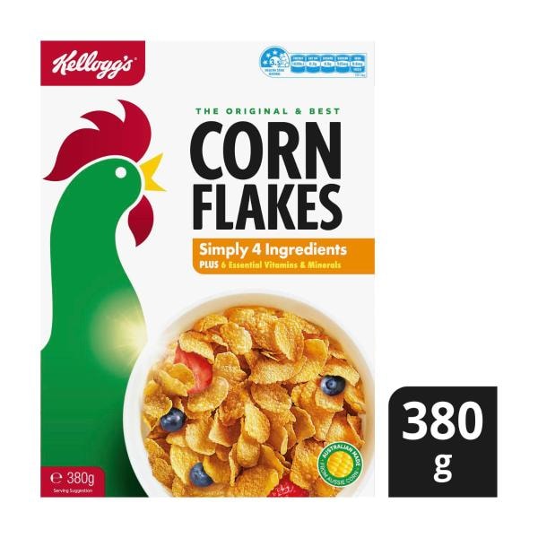 Kellogg's Corn Flakes Breakfast Cereal | 380g
