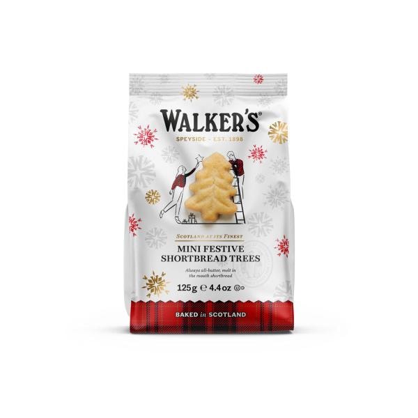 Walkers Shortbread Mini Festive Stars Bag | 125g