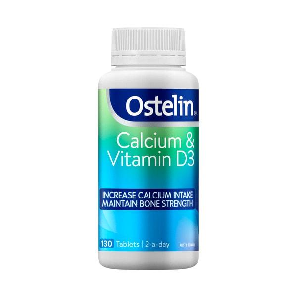 Ostelin Calcium & Vitamin D Tablets w. D3 For Bone Health | 130 pack