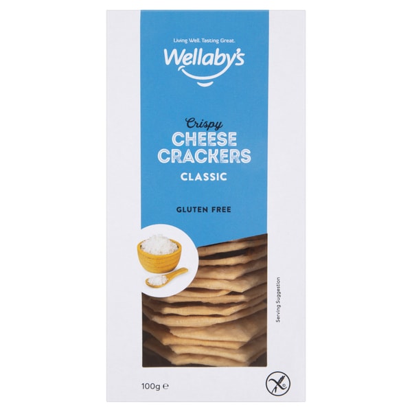 Wellaby's Classic Cheese Crackers | 100g