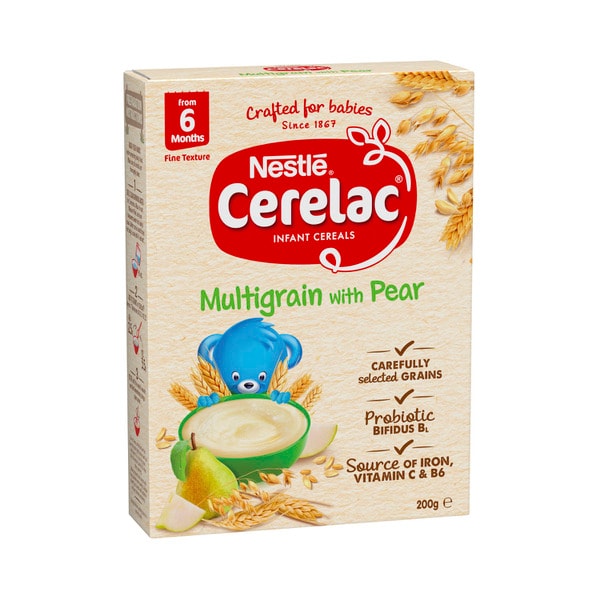 Nestle Cerelac Multigrain with Pear Baby Cereal Stage 3 | 200g