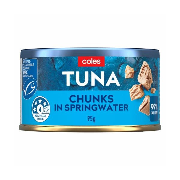 Coles Tuna Chunks in Springwater | 95g